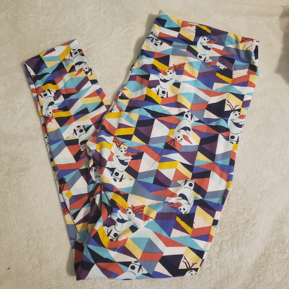 Disney Lularoe Olaf TC Leggings